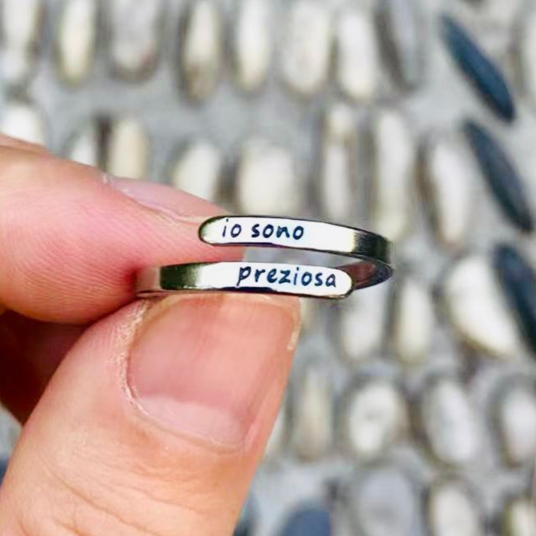 ANELLO " IO SONO PREZIOSA"