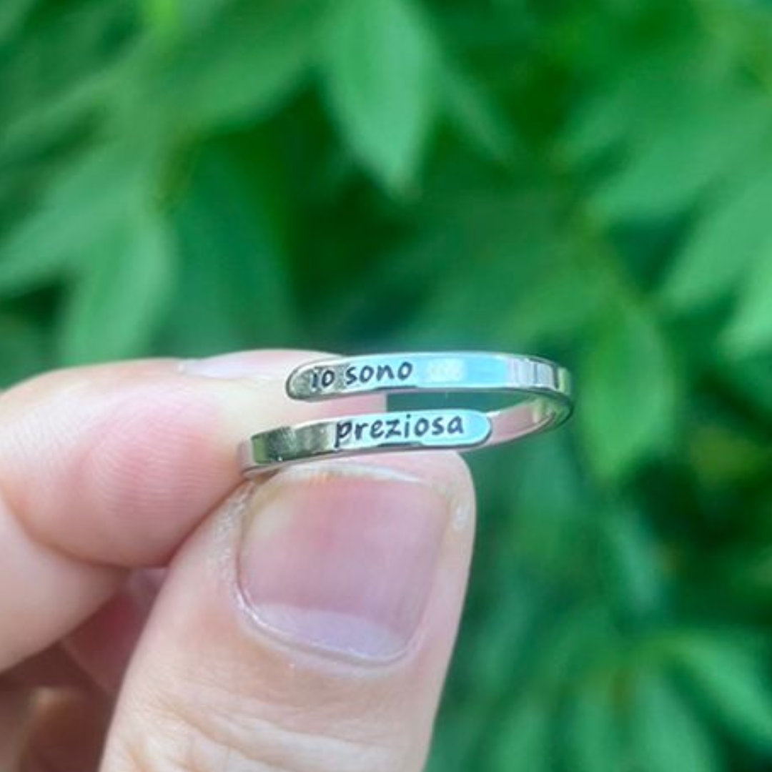 ANELLO " IO SONO PREZIOSA"