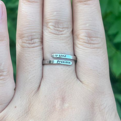 ANELLO " IO SONO PREZIOSA"