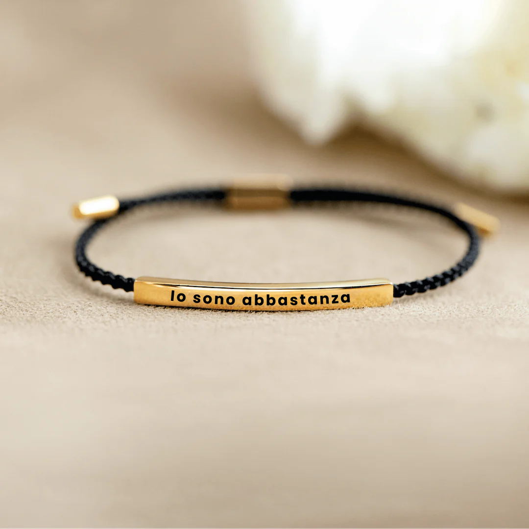 BRACCIALE " IO SONO ABBASTANZA"