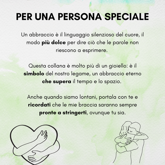 DEDICA SPECIALE COLLANA ABBRACCIO